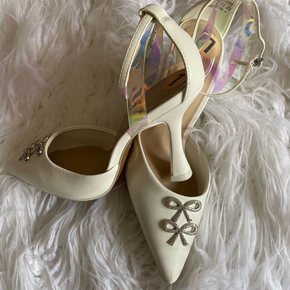 ✨Host Pick✨ Call It Spring Cream Heels with Ankle Straps